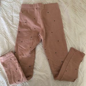 H&M heart detail pants - girls size 10